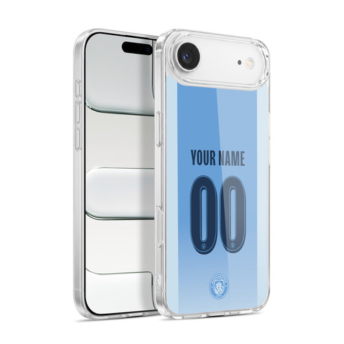 Custom Customised Personalised Manchester City Man City FC 2026/27 Badge Kit Home Soft Gel Case for Apple iPhone 17 Air