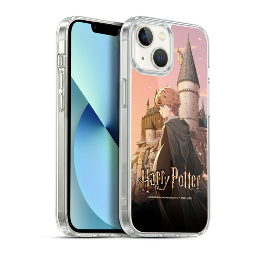 Harry Potter Anime Celebration Ron Weasley Soft Gel Case for Apple iPhone 13