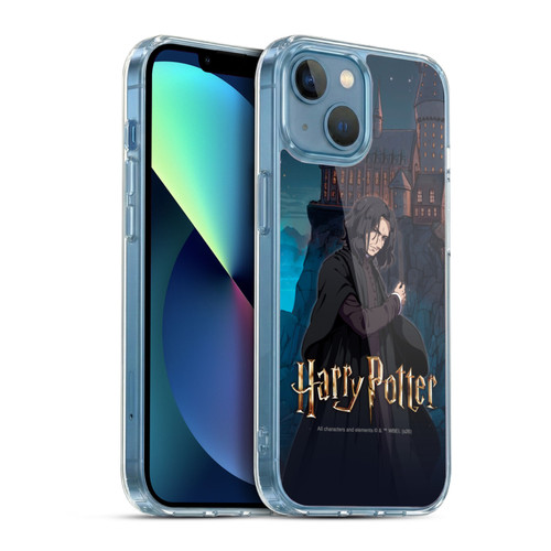 Harry Potter Anime Celebration Severus Snape Soft Gel Case for Apple iPhone 13 Mini & MagSafe