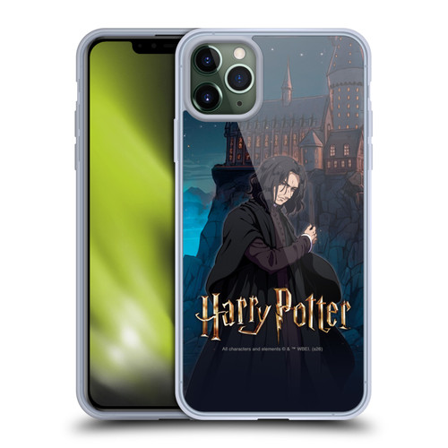 Harry Potter Anime Celebration Severus Snape Soft Gel Case for Apple iPhone 11 Pro Max & MagSafe