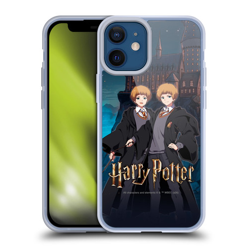 Harry Potter Anime Celebration Fred and George Weasley Soft Gel Case for Apple iPhone 12 Mini & MagSafe