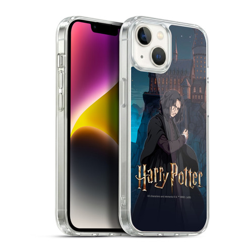 Harry Potter Anime Celebration Severus Snape Soft Gel Case for Apple iPhone 14 Plus & MagSafe