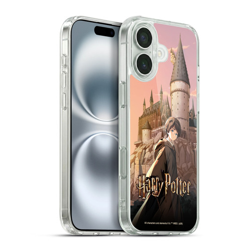 Harry Potter Anime Celebration Harry Potter Soft Gel Case for Apple iPhone 16 Plus & MagSafe