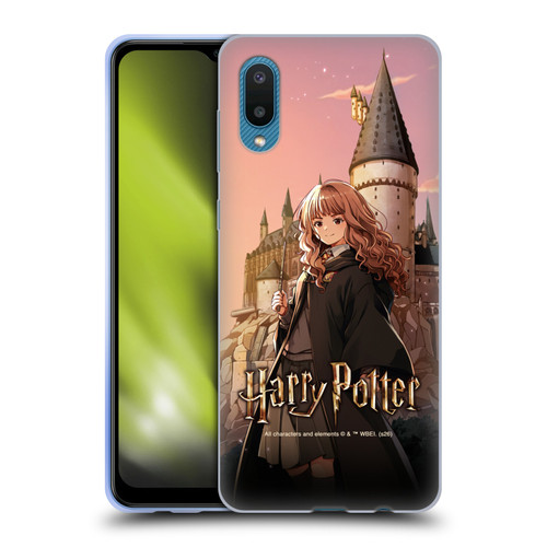 Harry Potter Anime Celebration Hermione Granger Soft Gel Case for Samsung Galaxy A02/M02 (2021)