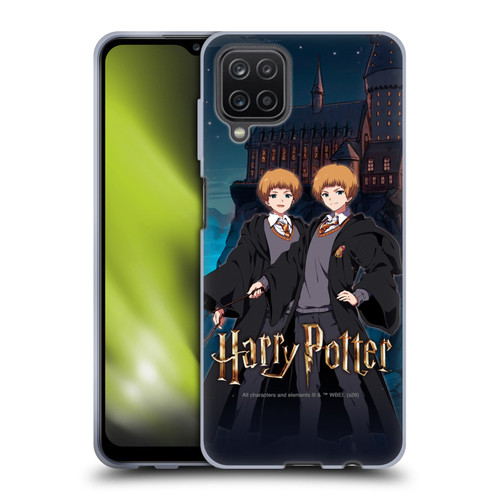 Harry Potter Anime Celebration Fred and George Weasley Soft Gel Case for Samsung Galaxy A12 (2020)
