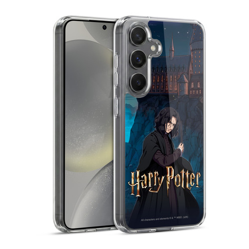 Harry Potter Anime Celebration Severus Snape Soft Gel Case for Samsung Galaxy S24 5G & MagSafe