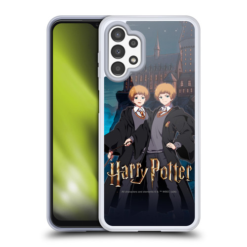 Harry Potter Anime Celebration Fred and George Weasley Soft Gel Case for Samsung Galaxy A13 (2022)