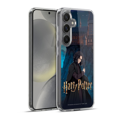 Harry Potter Anime Celebration Severus Snape Soft Gel Case for Samsung Galaxy S24+ 5G & MagSafe