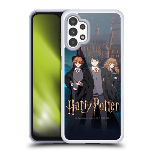 Harry Potter Anime Celebration Ron, Hermione and Harry Soft Gel Case for Samsung Galaxy A13 (2022)
