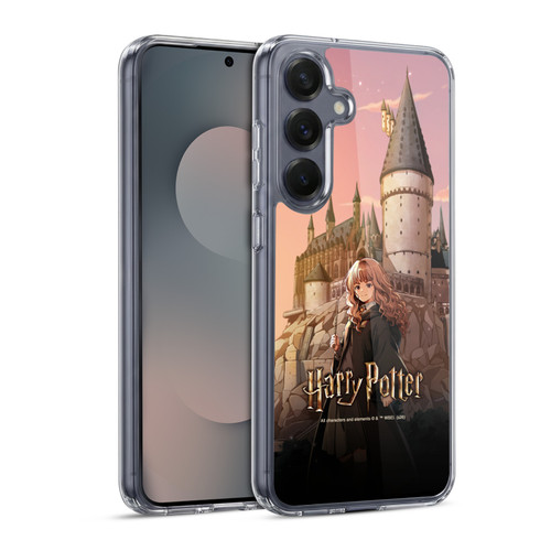 Harry Potter Anime Celebration Hermione Granger Soft Gel Case for Samsung Galaxy S25 & MagSafe