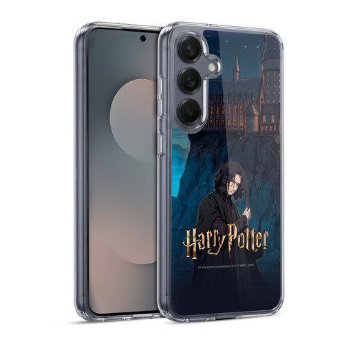 Harry Potter Anime Celebration Severus Snape Soft Gel Case for Samsung Galaxy S25 & MagSafe