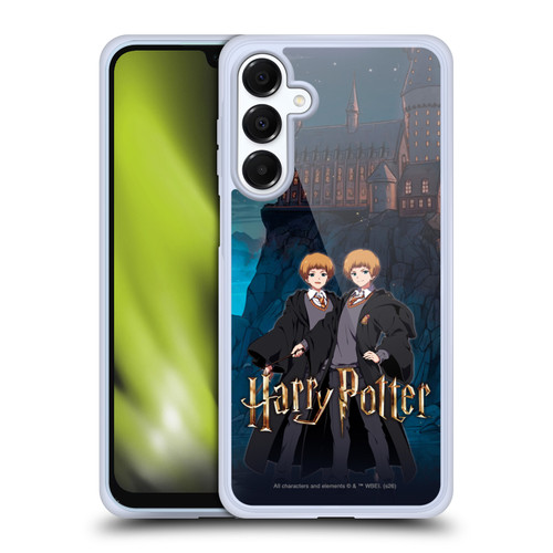 Harry Potter Anime Celebration Fred and George Weasley Soft Gel Case for Samsung Galaxy A16 5G & MagSafe