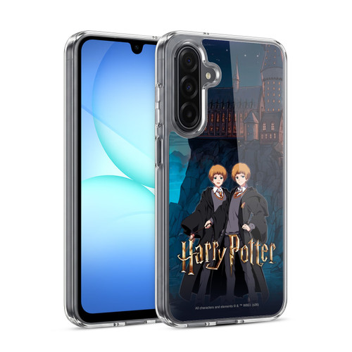 Harry Potter Anime Celebration Fred and George Weasley Soft Gel Case for Samsung Galaxy A17 4G / 5G