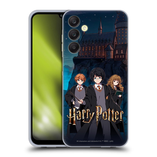 Harry Potter Anime Celebration Ron, Hermione and Harry Soft Gel Case for Samsung Galaxy A25 5G
