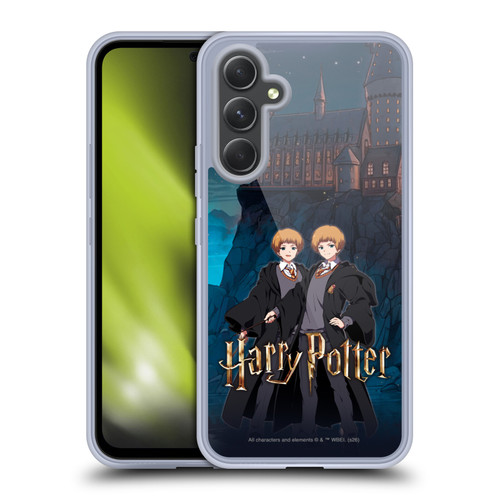 Harry Potter Anime Celebration Fred and George Weasley Soft Gel Case for Samsung Galaxy A54 5G