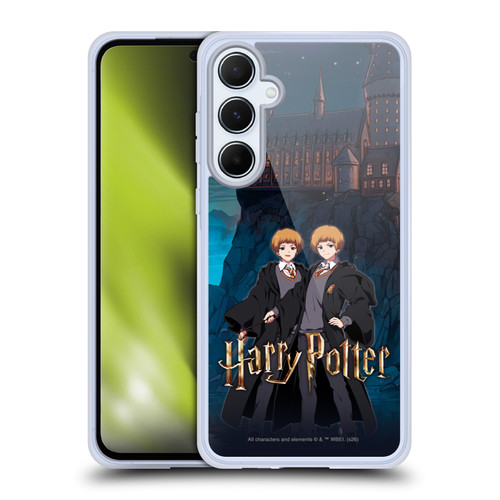 Harry Potter Anime Celebration Fred and George Weasley Soft Gel Case for Samsung Galaxy A55 5G