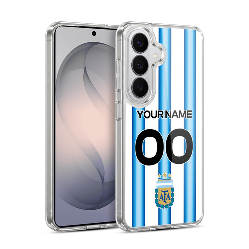 Custom Customized Argentina National Football Team 2026 Crest Kit Home Soft Gel Case for Samsung Galaxy S26
