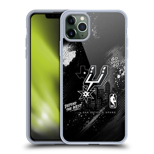 NBA San Antonio Spurs Monochrome Soft Gel Case for Apple iPhone 11 Pro Max & MagSafe