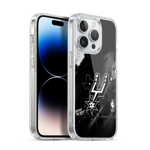 NBA San Antonio Spurs Monochrome Soft Gel Case for Apple iPhone 13 Pro & MagSafe