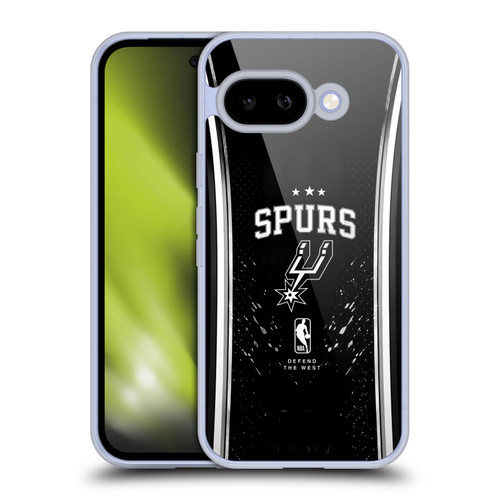 NBA San Antonio Spurs Silver Line Soft Gel Case for Google Pixel 9A