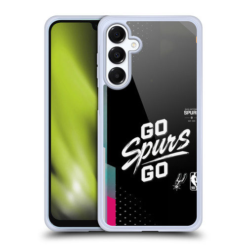 NBA San Antonio Spurs Go Spurs Go Soft Gel Case for Samsung Galaxy A16 5G & MagSafe