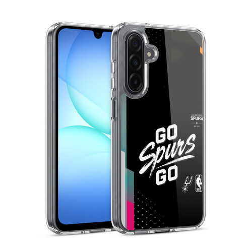 NBA San Antonio Spurs Go Spurs Go Soft Gel Case for Samsung Galaxy A17 4G / 5G