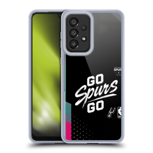 NBA San Antonio Spurs Go Spurs Go Soft Gel Case for Samsung Galaxy A33 5G (2022)