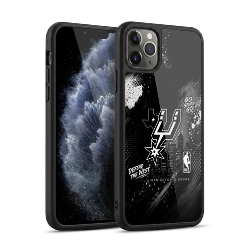 NBA San Antonio Spurs Monochrome Gel Armour Case For Apple iPhone 11 Pro Max