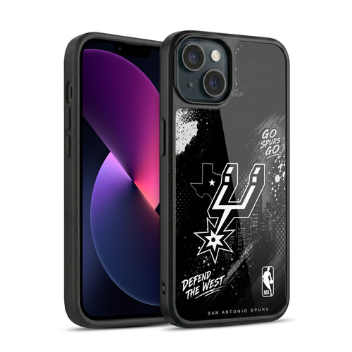 NBA San Antonio Spurs Monochrome Gel Armour Case For Apple iPhone 13