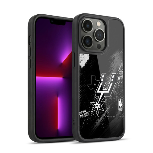 NBA San Antonio Spurs Monochrome Gel Armour Case For Apple iPhone 13 Pro