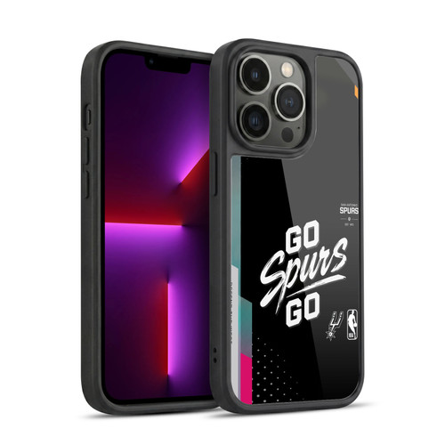 NBA San Antonio Spurs Go Spurs Go Gel Armour Case For Apple iPhone 13 Pro
