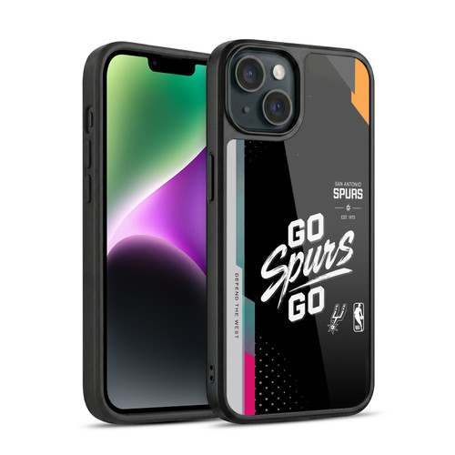NBA San Antonio Spurs Go Spurs Go Gel Armour Case For Apple iPhone 14