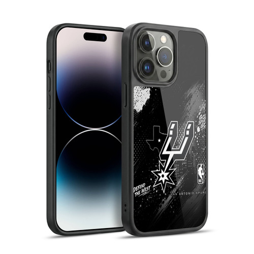 NBA San Antonio Spurs Monochrome Gel Armour Case For Apple iPhone 14 Pro Max