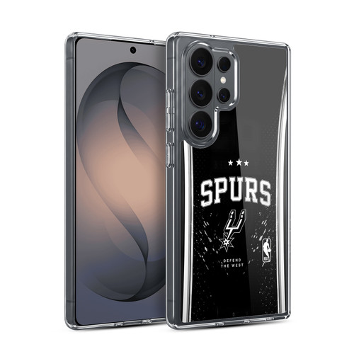 NBA San Antonio Spurs Silver Line Soft Gel Case for Samsung Galaxy S26 Ultra