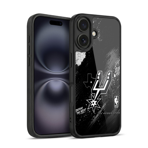 NBA San Antonio Spurs Monochrome Gel Armour Case For Apple iPhone 16