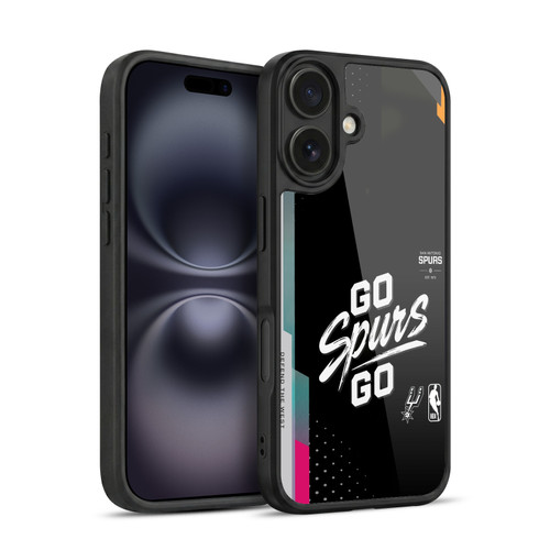 NBA San Antonio Spurs Go Spurs Go Gel Armour Case For Apple iPhone 16