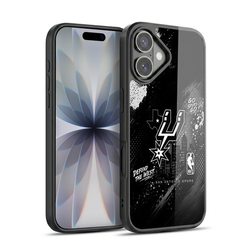 NBA San Antonio Spurs Monochrome Gel Armour Case For Apple iPhone 17