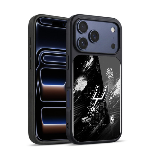 NBA San Antonio Spurs Monochrome Gel Armour Case For Apple iPhone 17 Pro