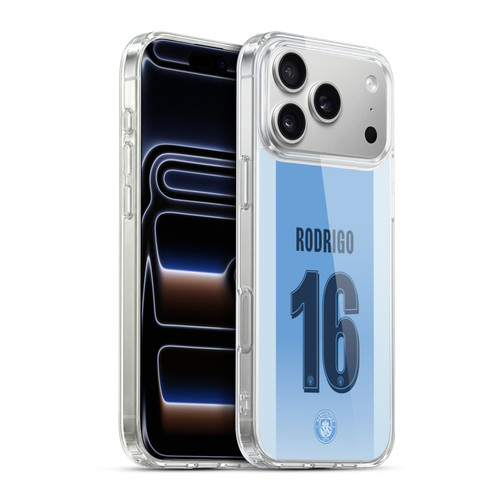 Manchester City Man City FC 2026/27 Players Home Kit Rodrigo Soft Gel Case for Apple iPhone 17 Pro Max
