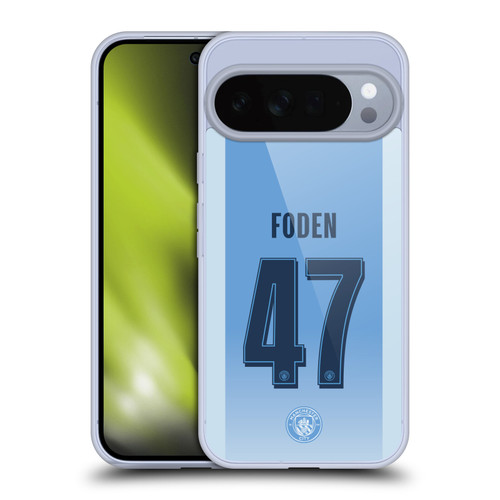 Manchester City Man City FC 2026/27 Players Home Kit Phil Foden Soft Gel Case for Google Pixel 10 Pro XL