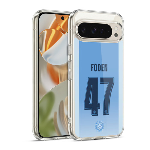 Manchester City Man City FC 2026/27 Players Home Kit Phil Foden Soft Gel Case for Google Pixel 9 / Pixel 9 Pro