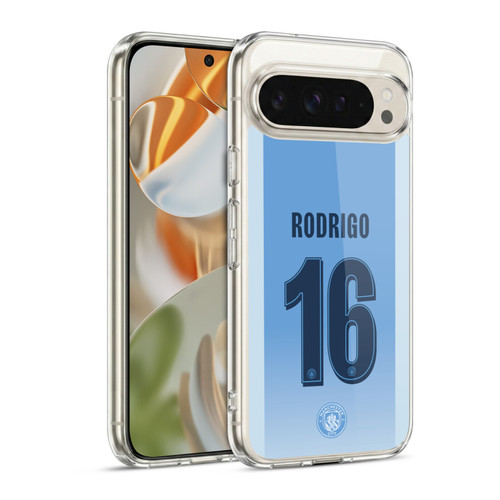 Manchester City Man City FC 2026/27 Players Home Kit Rodrigo Soft Gel Case for Google Pixel 9 / Pixel 9 Pro