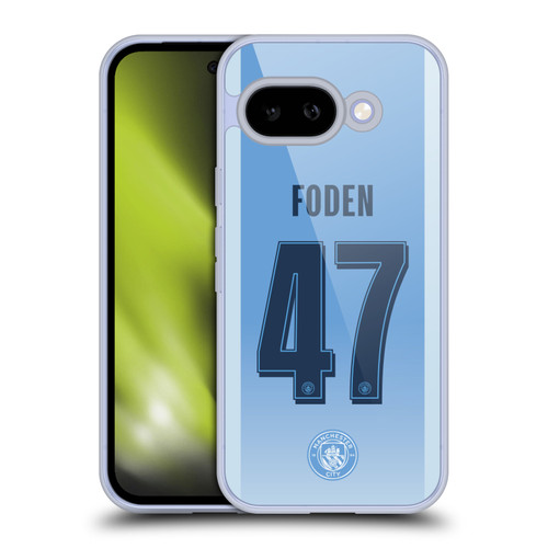 Manchester City Man City FC 2026/27 Players Home Kit Phil Foden Soft Gel Case for Google Pixel 9A