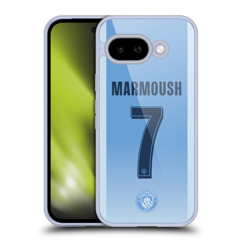 Manchester City Man City FC 2026/27 Players Home Kit Omar Marmoush Soft Gel Case for Google Pixel 9A