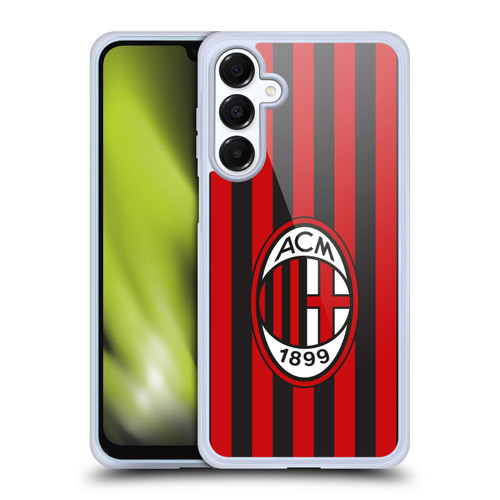 AC Milan 2017/18 Crest Kit Home Soft Gel Case for Samsung Galaxy A16 5G & MagSafe