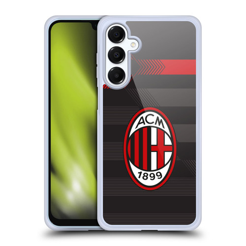 AC Milan 2017/18 Crest Kit Third Soft Gel Case for Samsung Galaxy A16 5G & MagSafe