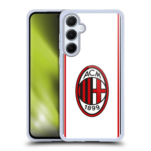 AC Milan 2017/18 Crest Kit Away Soft Gel Case for Samsung Galaxy A55 5G