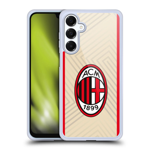 AC Milan 2021/22 Crest Kit Away Soft Gel Case for Samsung Galaxy A16 5G & MagSafe