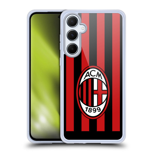 AC Milan 2022/23 Home Kit Soft Gel Case for Samsung Galaxy A55 5G