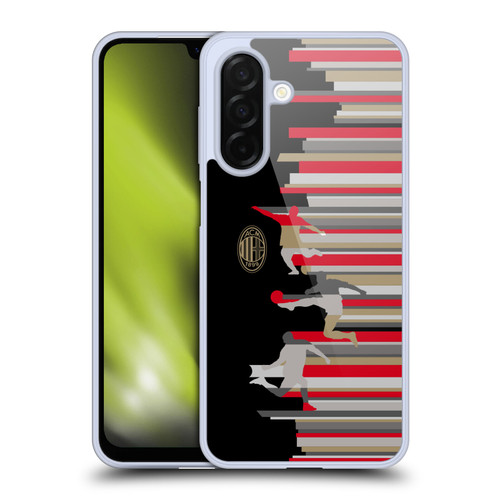 AC Milan Adults Silhouette Soft Gel Case for Samsung Galaxy A26 5G